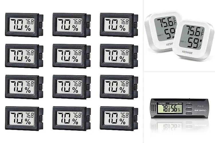 Detailed view of Best Accurate Digital Hygrometer 10% To 99% RH