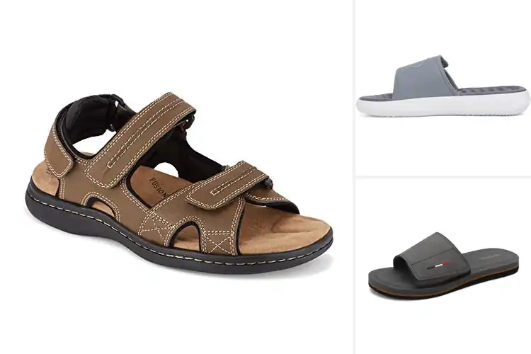 Detailed view of Best Adjustable Straps Sandals for Men