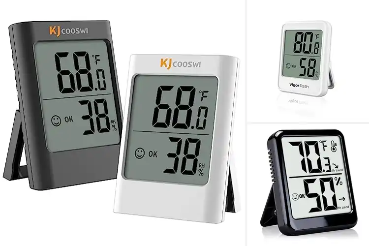 Detailed view of Best Battery Powered Hygrometer With AAA Batteries