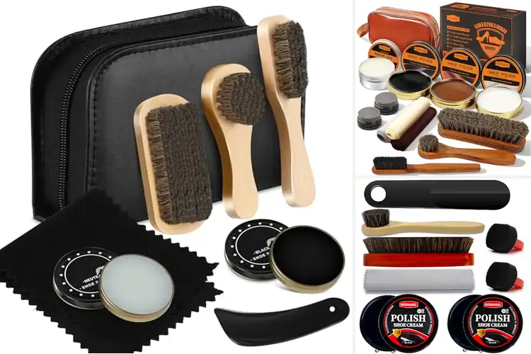 Detailed view of Best Boot Shine Kits for a Sharp, Polished Look
