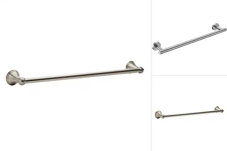 Detailed view of Best Brushed Nickel Towel Bar