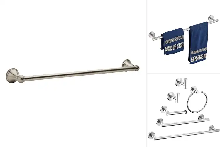 Detailed view of Best Brushed Nickel Towel Bars
