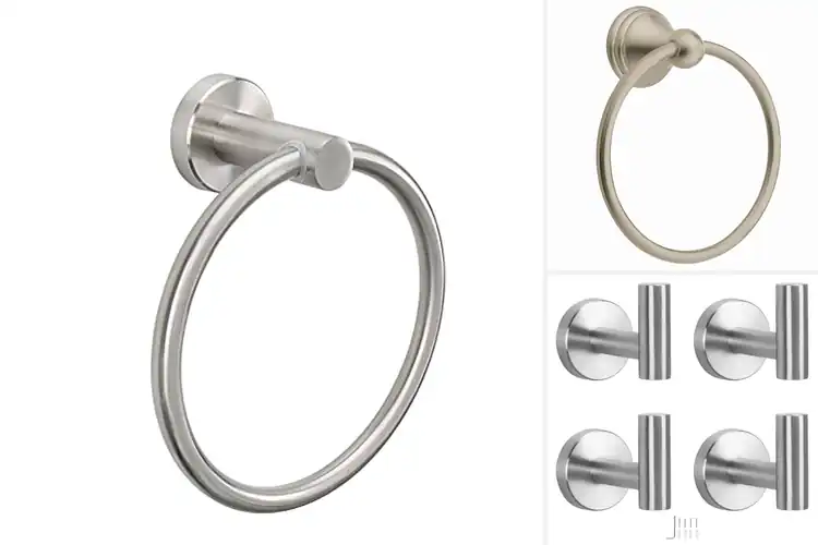 Detailed view of Best Brushed Nickel Towel Holders