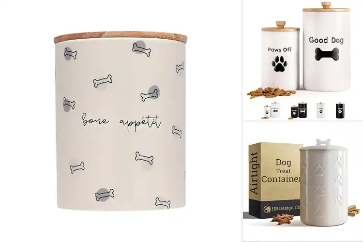 Detailed view of Best Ceramic Dog Canisters