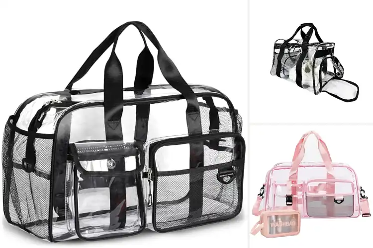 Detailed view of Best Clearly Labeled compartments Duffle Bags