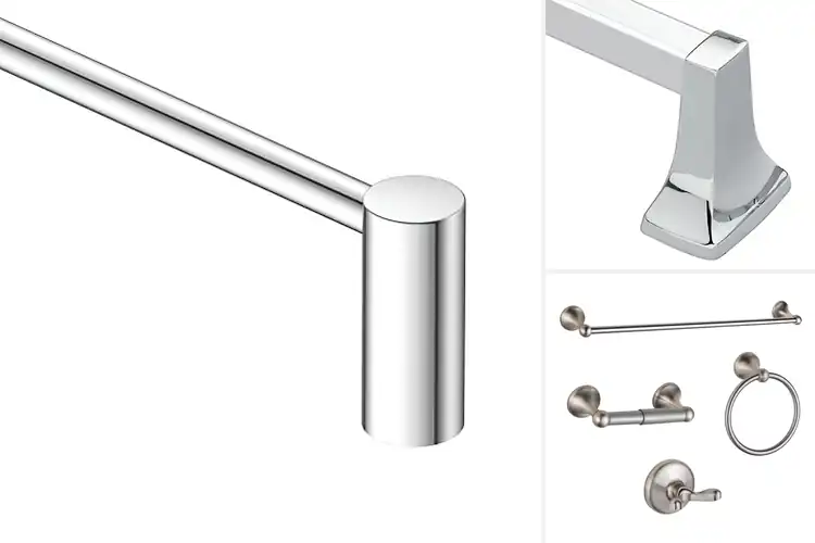 Detailed view of Best Contemporary Bath Accessory Towel Bar
