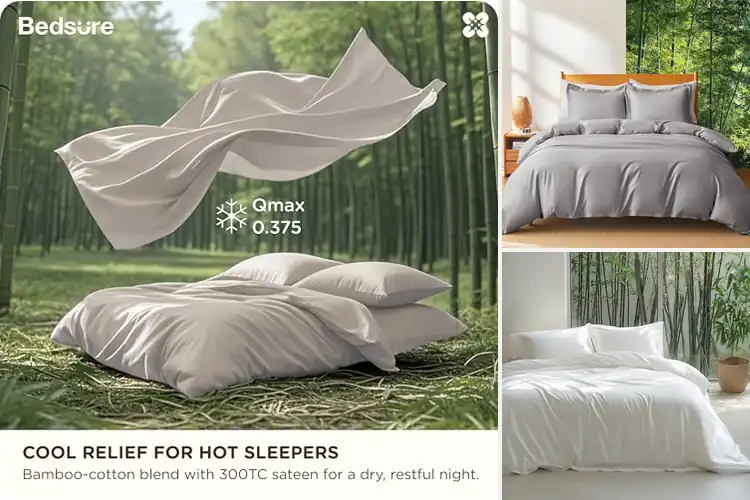Detailed view of Best Cooling Duvet Cover For Hot Sleepers