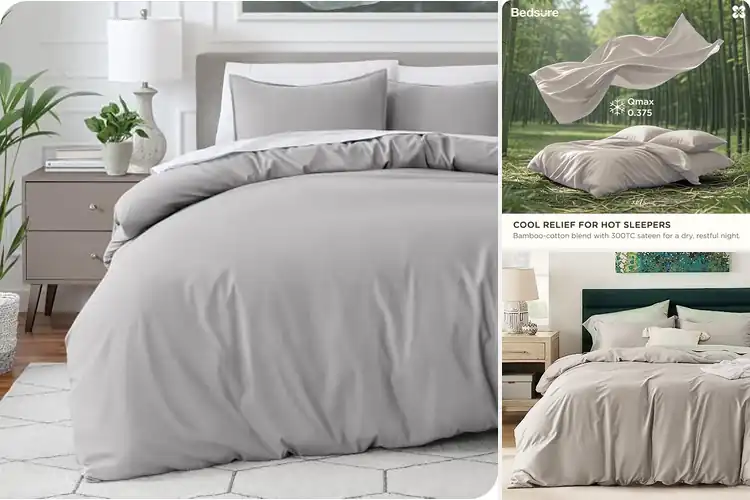 Detailed view of Best Cooling Duvet Covers: Top 10 Picks for Refreshing Sleep
