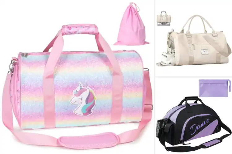 Detailed view of Best Dance Bag For Girls With Shoe Compartment