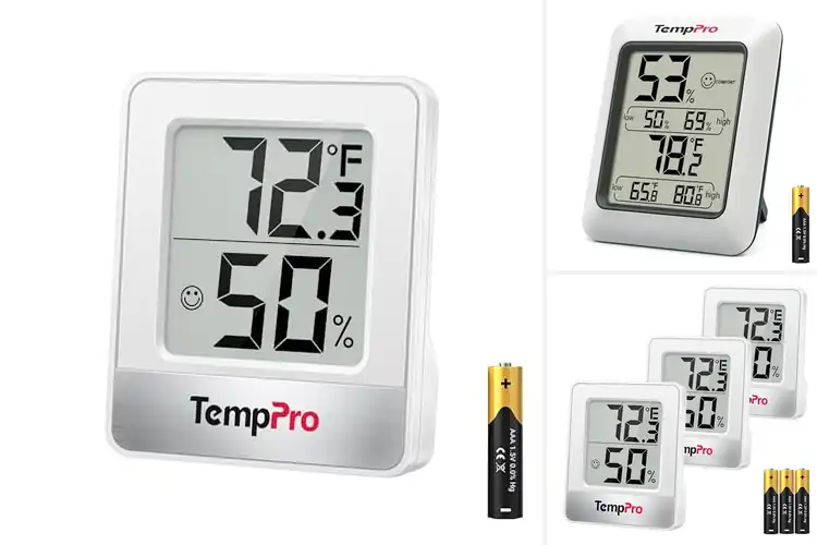 Detailed view of Best Digital Hygrometer Display