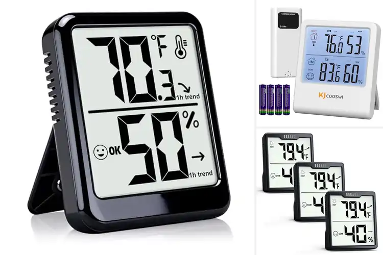 Detailed view of Best Digital Hygrometers With Long Battery