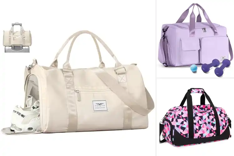 Detailed view of Best Gym Bags With Shoe Compartment For Girls