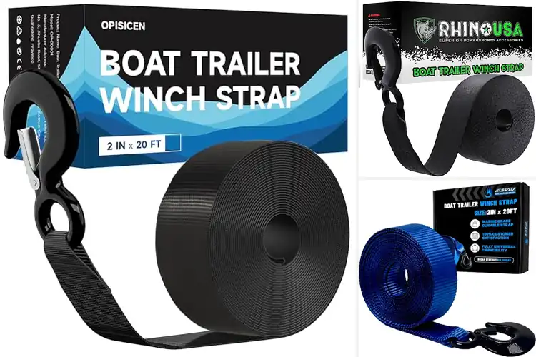 Detailed view of Best High-Strength Winch Straps