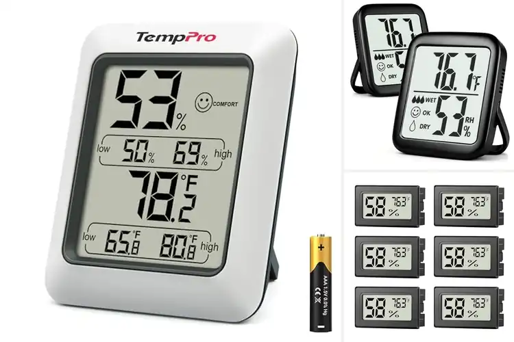 Detailed view of Best Humidity Gauges: Perfect Home & Plant Balance