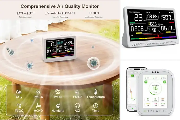Detailed view of Best Indoor Air Comfort Monitor For Skin And Allergens
