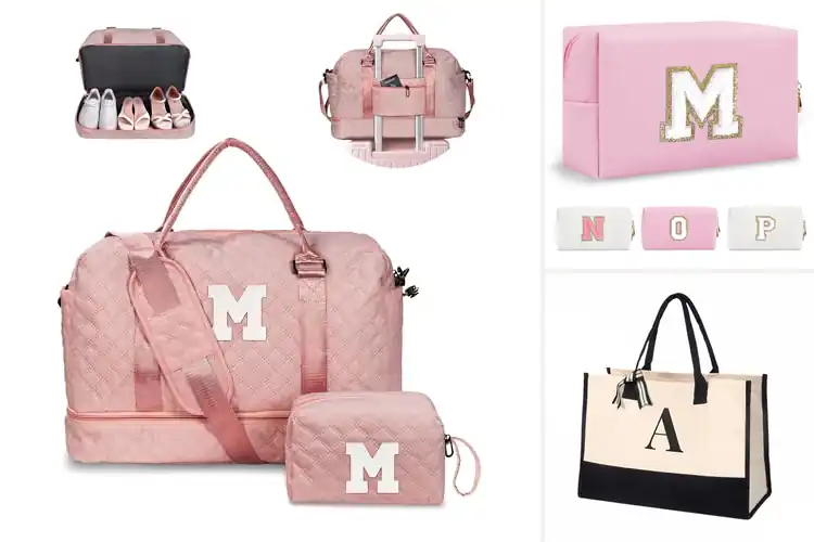 Detailed view of Best Initial Monogram Bags For Girls