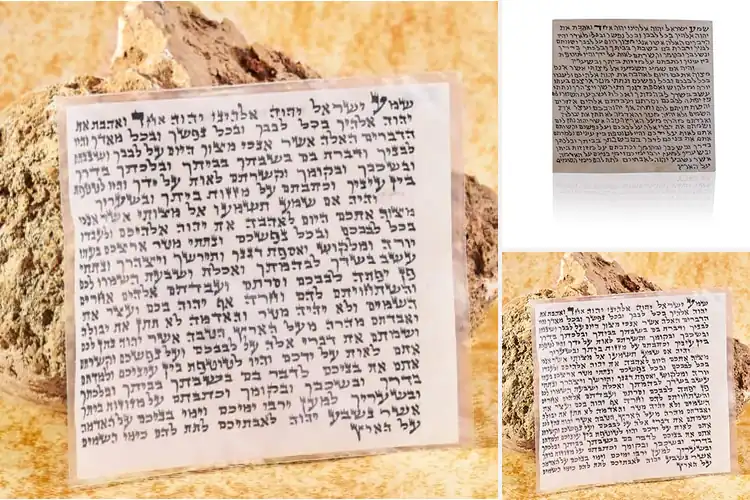 Detailed view of Best Kosher Mezuzah Scrolls