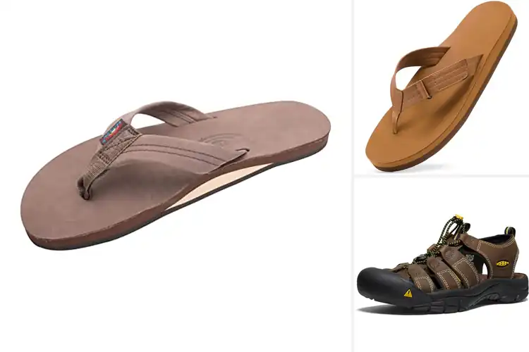 Detailed view of Best Leather Sandals For Men