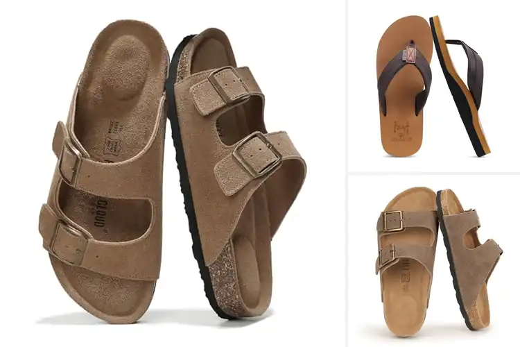 Detailed view of Best Leather Sandals