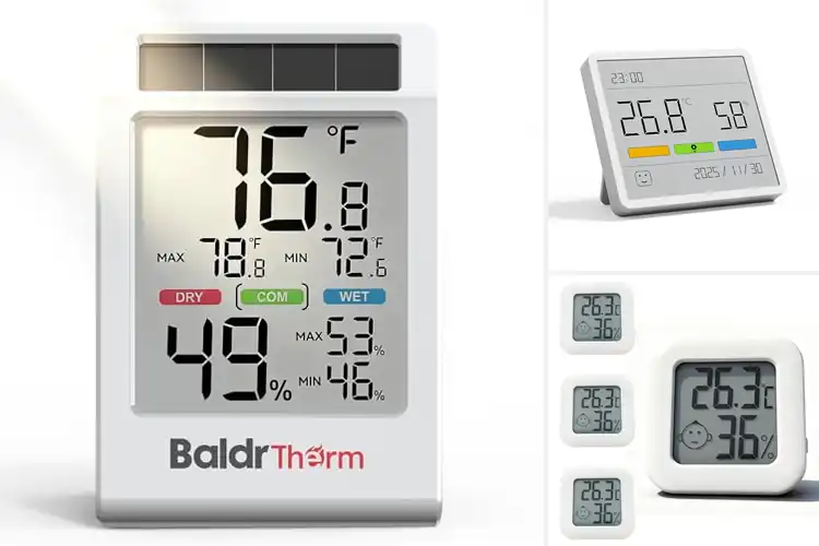 Detailed view of Best Long Battery Life Hygrometers