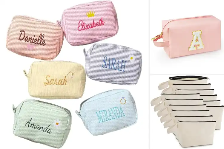 Detailed view of Best Personalized Cosmetic Pouches