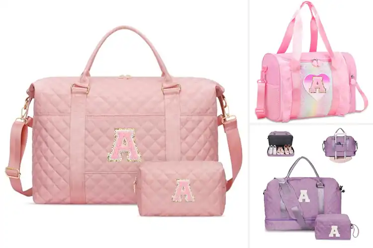 Detailed view of Best Personalized Initial Duffle Bags For Girls