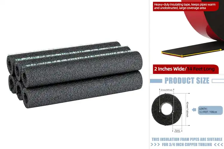 Detailed view of Best Pipe Insulation Foam Tubes For Winter