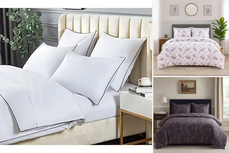 Detailed view of Best Piped Edge Duvet Cover