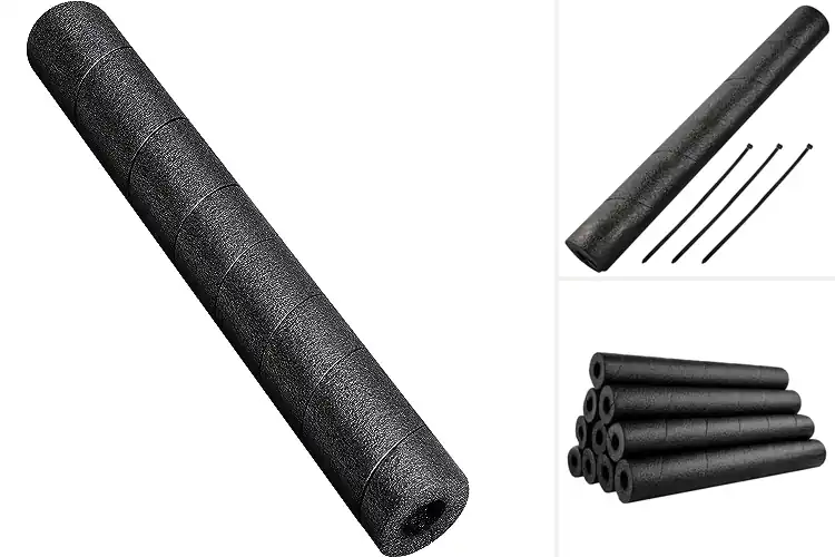 Detailed view of Best Pool Railings Foam Insulation Tubes