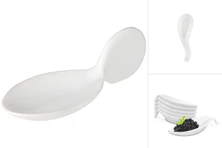 Detailed view of Best Porcelain Amuse Bouche Spoons