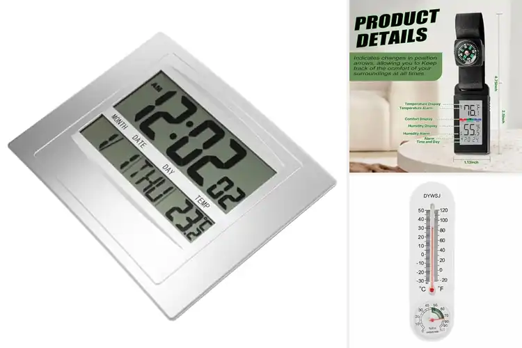 Detailed view of Best Portable Hygrometers with Mounting Options