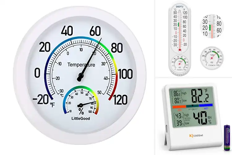 Detailed view of Best Portable Wall Mountable Hygrometers