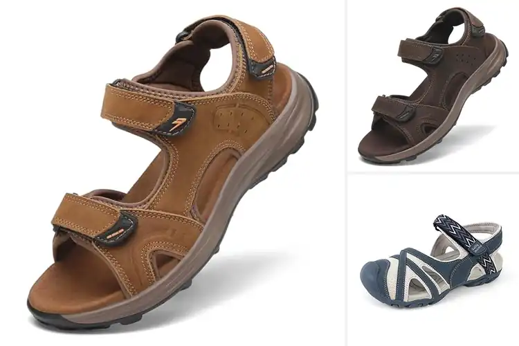 Detailed view of Best PU Sole Sandals for Hiking