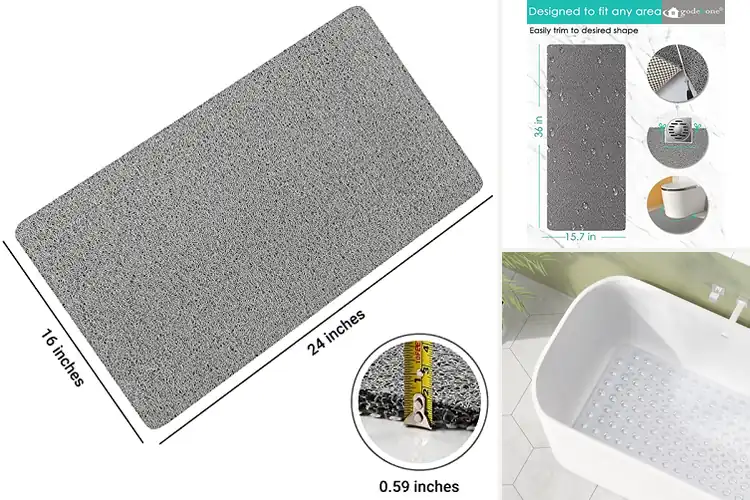 Detailed view of Best PVC Bath Mats