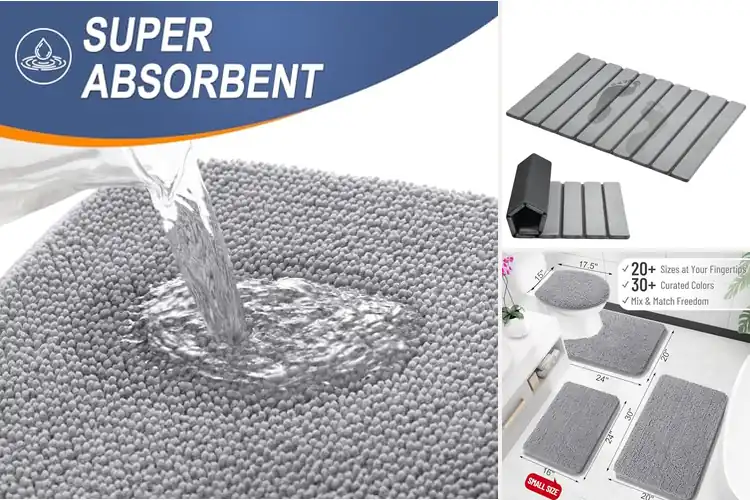 Detailed view of Best Quick-Drying Bath Mats