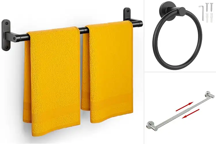 Detailed view of Best Rustproof Bathroom Towel Holder