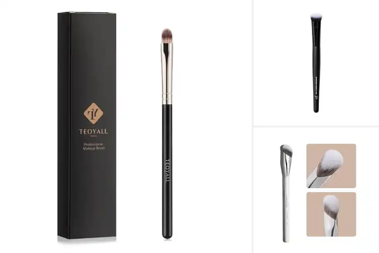 Detailed view of Best Soft Brush Concealer Application