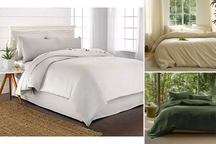 Detailed view of Best Softest Bamboo Duvet Cover