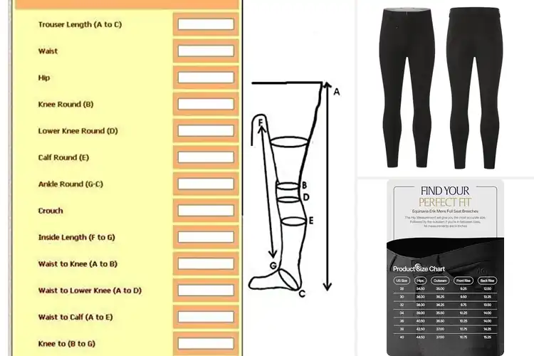 Detailed view of Best Stretchy Mens Breeches