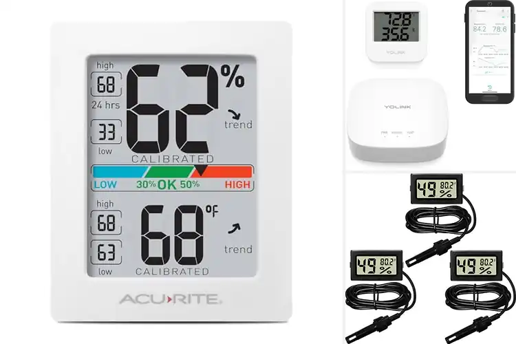 Detailed view of Best Temperature Humidity Monitor -4F To 158F
