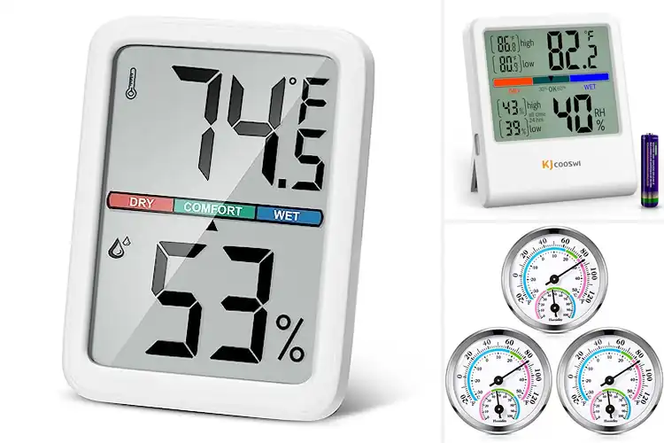 Detailed view of Best Wall Mountable Hygrometers