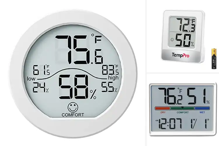 Detailed view of Best Wall Mounted Humidity Meters